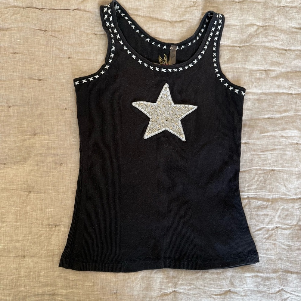 Twisted Heart Y2K Tank Top Size Small